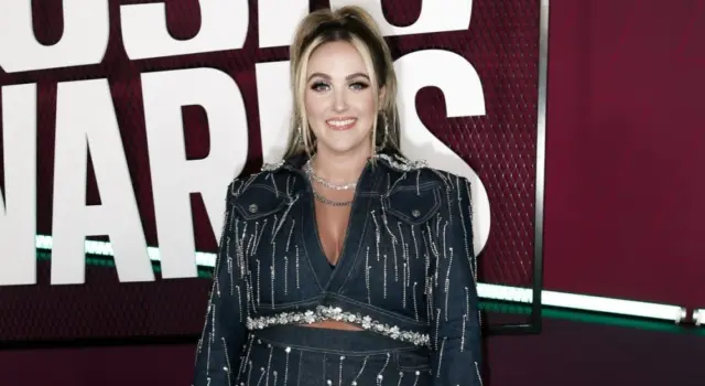 Priscilla Block attends the 2023 CMT Music Awards at Moody Center on April 2^ 2023 in Austin^ Texas.