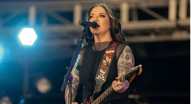 Ashley McBryde performs in concert on April 5^ 2024 in Fort Lauderdale^ Florida as part of the Tortuga Music Festival.