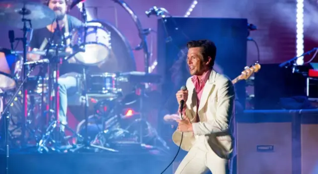 The Killers perform in concert at FIB Festival on July 20^ 2018 in Benicassim^ Spain. BENICASSIM^ SPAIN - JUL 20