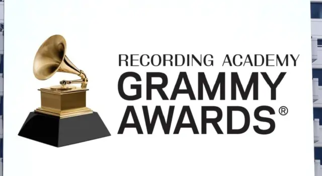 RECORDING ACADEMY^ GRAMMY AWARDS simply known as GRAMMY advertising seen on billboard