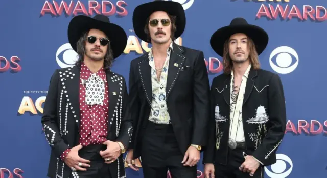 Cameron Duddy^ Mark Wystrach and Jesse Carson of Midland attend the 53rd Annual Academy of Country Music Awards on April 15^ 2018 at the MGM Grand Arena in Las Vegas^ Nevada.