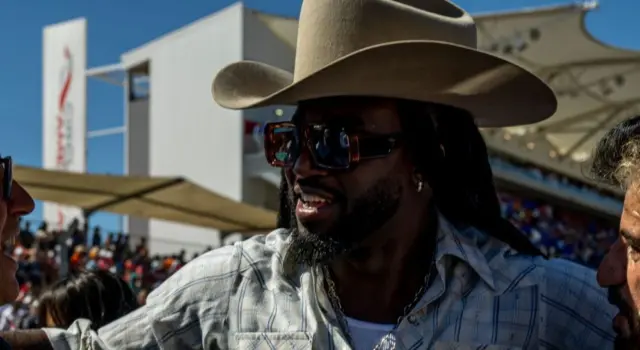 Shaboozey^ singer/ songwriter. at the F1 United States Grand Prix 2025. AUSTIN^ TEXAS^ UNITED STATES - October 19^ 2025