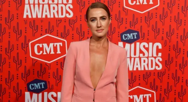 Ingrid Andress attends the 2019 CMT Music Awards at the Bridgestone Arena on June 5^ 2019 in Nashville^ Tennessee.