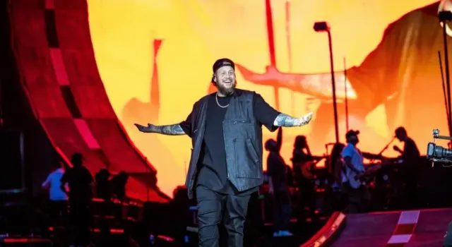 Jelly Roll performs at Tottenham Hotspur Stadium supporting on Post Malone's The BIG ASS World Tour London^ UK - September 20^ 2025