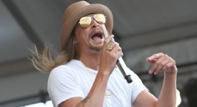 Robert James Ritchie^ better known as Kid Rock^ performs on stage at the 2011 New Orleans Jazz and Heritage Festival. New Orleans^ Louisiana - May 8^ 2011