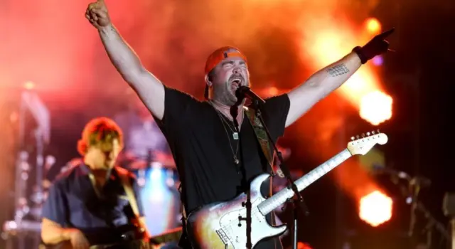 Lee Brice performs in concert at The Fest at Long Island Community Hospital at Bald Hill on July 3^ 2019 in Farmingville^ New York.