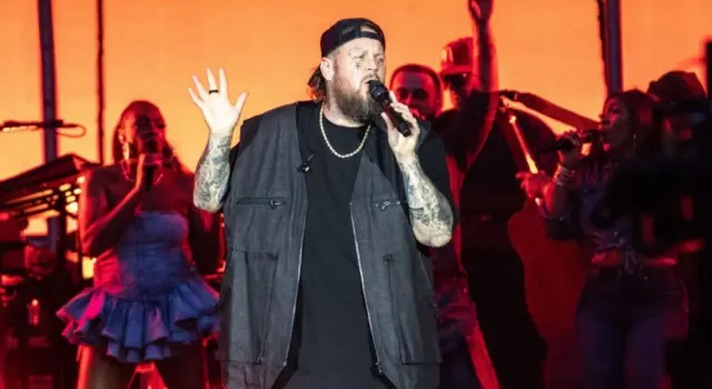 Jelly Roll performs at Tottenham Hotspur Stadium supporting on Post Malone's The BIG ASS World Tour London^ UK - September 20^ 2025