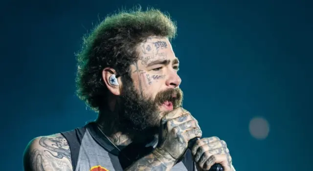 Post Malone performs at Tottenham Hotspur Stadium on his The BIG ASS World Tour London^ UK - September 20^ 2025