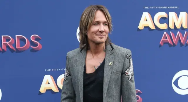 Keith Urban attends the 53rd Annual Academy of Country Music Awards on April 15^ 2018 at the MGM Grand Arena in Las Vegas^ Nevada.
