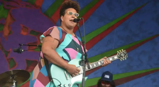 The Alabama Shakes with Brittany Howard perform at the 2017 New Orleans Jazz and Heritage Festival New Orleans^ Louisiana - April 29^ 2017