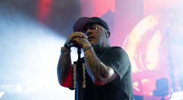 Aaron Lewis of Staind performing live at the Pine Knob Music Theater Clarkston^ MI USA - 09-11-2024