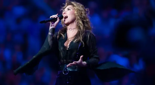 Shania Twain at the 2017 US Open Grand Slam tennis tournament NEW YORK CITY^ - AUGUST 28