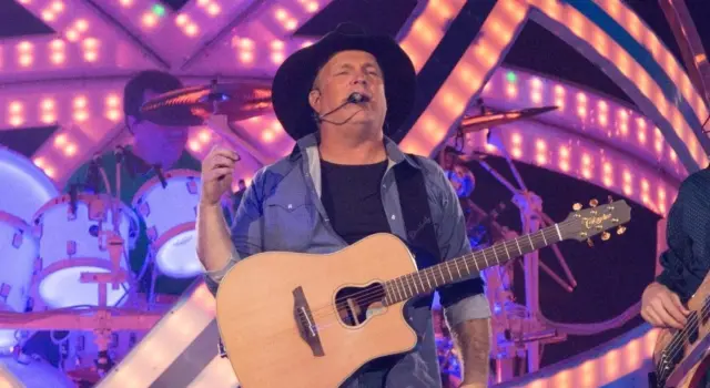 Garth Brooks performs before a sold out crowd at the Sleep Train Arena in Sacramento^ CA. Sacramento^ CA/USA - 3/27/2015