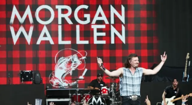 Morgan Wallen performs in concert during the "Can't Say I Ain't Country" Tour on July 20^ 2019 at Northwell Health at Jones Beach Theater in Wantagh^ New York.