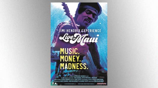 2020 documentary on Jimi Hendrix's 1970 concerts in Maui to be screened in theaters next month - Vimarsana News
