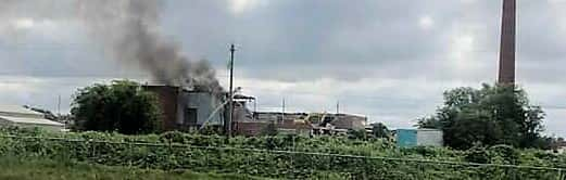 Union City Firefighters At Scene Of Former Reelfoot Packing Plant Fire ...