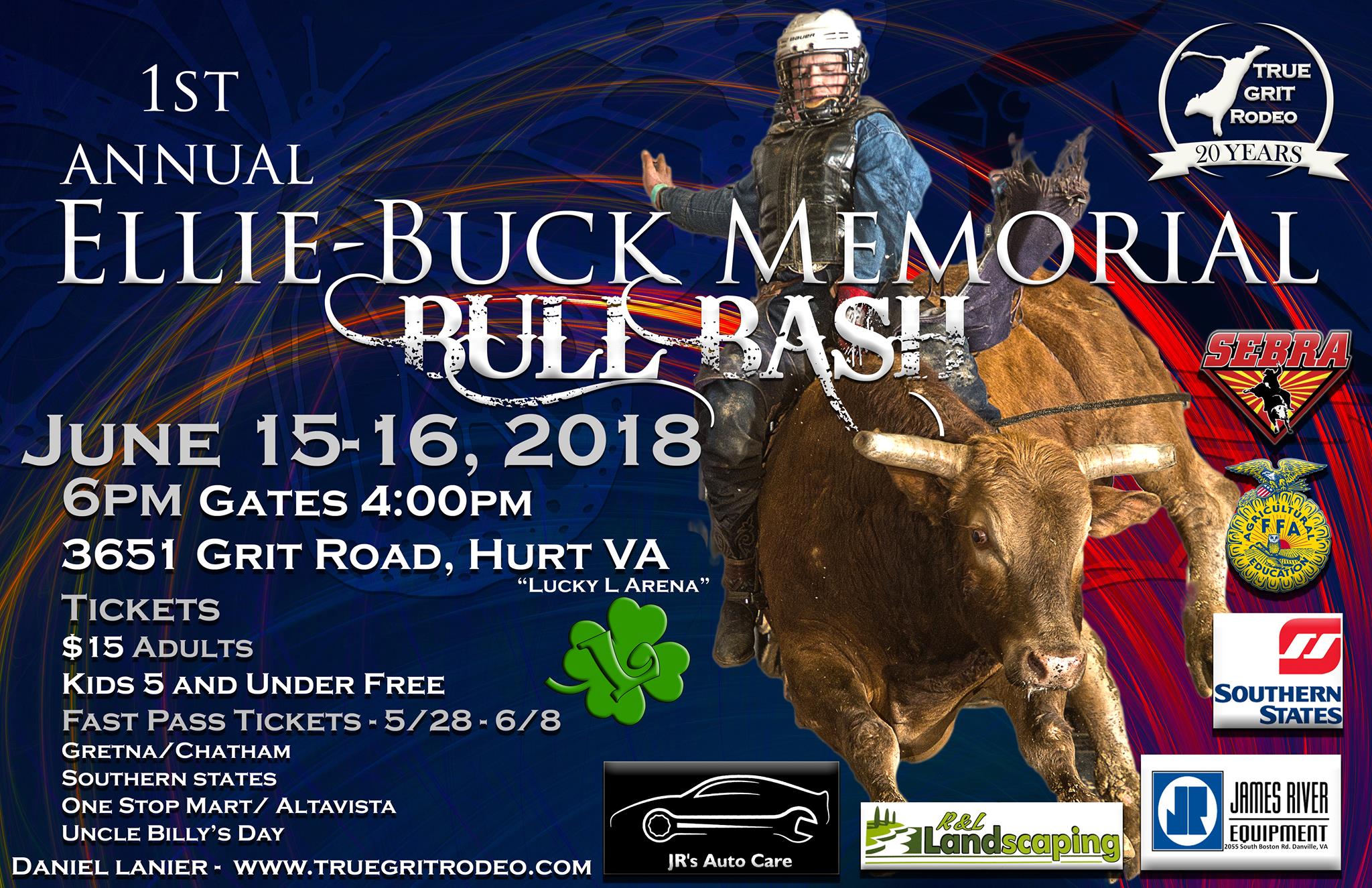 Ellie-Buck Memorial Bull Bash