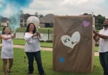 gender reveal video snip