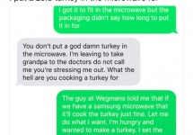 turkey in microwave