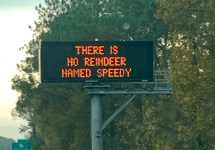 no reindeer named speedy