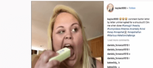 woman-eating-butter-with-wrapper-png