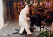 easter bunny fight