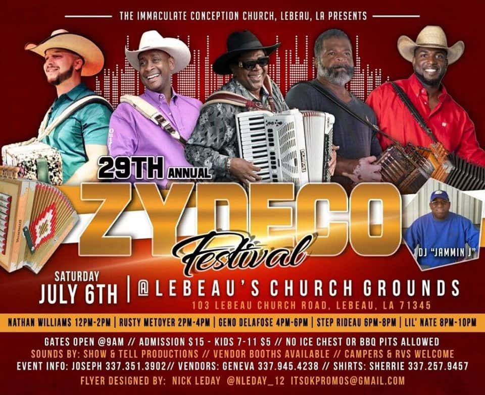 Lebeau Zydeco Festival Big 102.1 KYBGFM