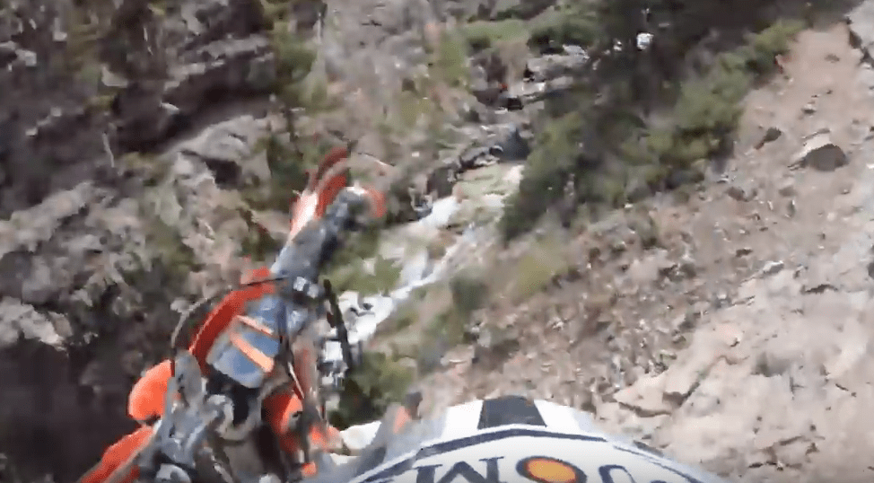 VIDEO: Guy On Motorcycle Falls Off Colorado Cliff Into Water And ...