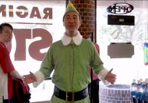 Buddy The Elf On The UL Campus