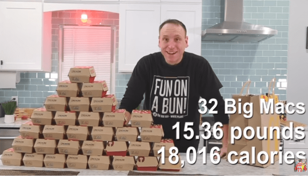 Competitive Eater Joey Chestnut Eats World Record Amount Of Big Macs ...