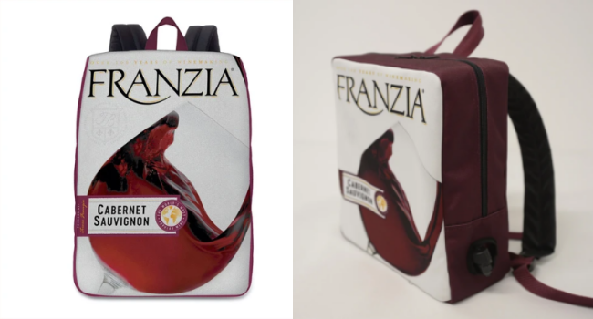 franzia backpack wine