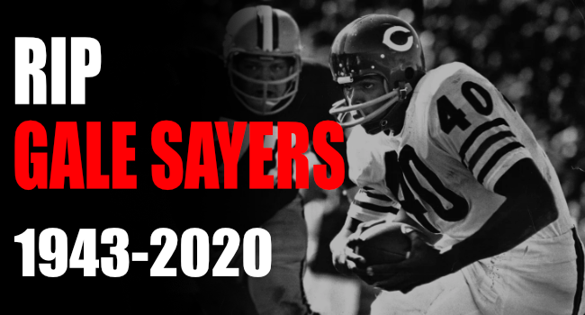 Why Is Gale Sayers Tribute Patch AWOL?