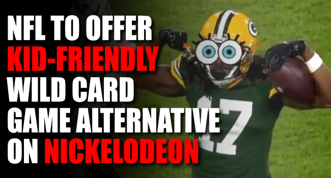 Nickelodeon NFL Wild Card game: A Nick-themed, slimy broadcast of