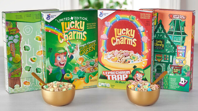 Lucky Charms That Turn Milk Green Return for St. Patrick’s Day | Big