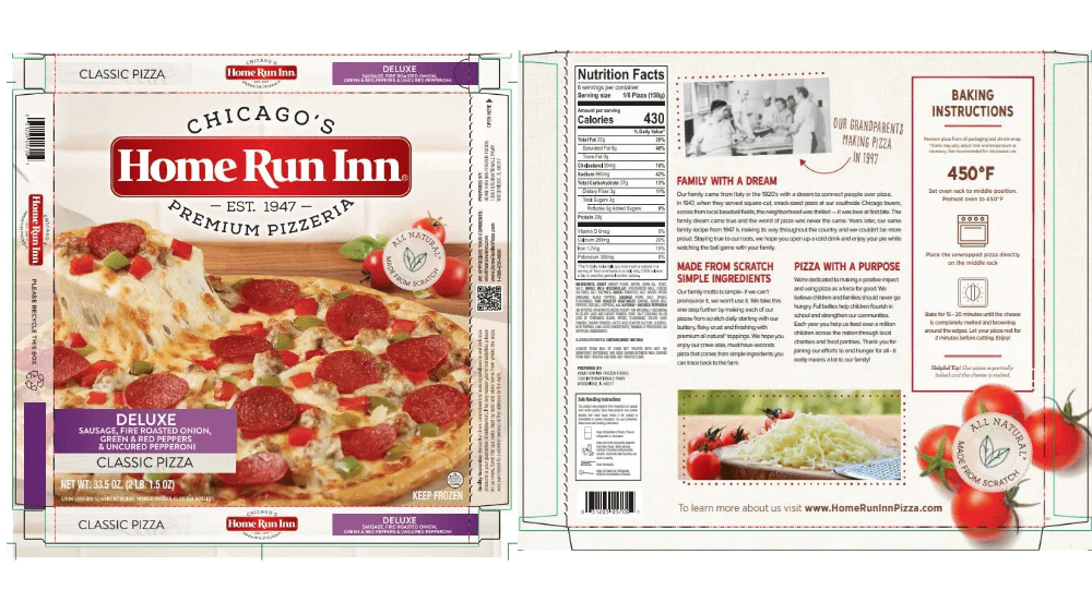 Home Run Inn Frozen Pizza Recall Big 102 1 KYBG FM   Chicago Home Run Pizza 