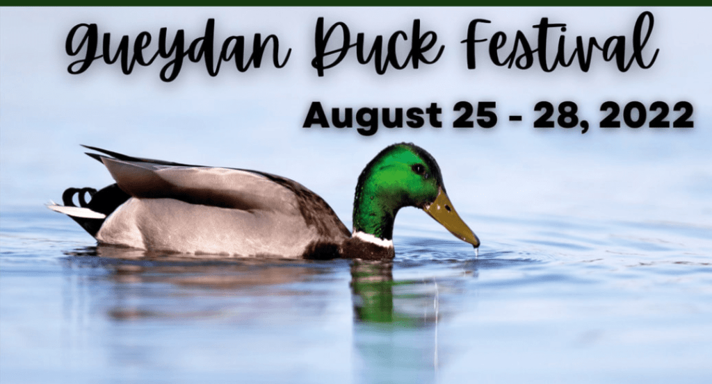 Gueydan Duck Festival 2022 Opens Thursday Big 102.1 KYBGFM
