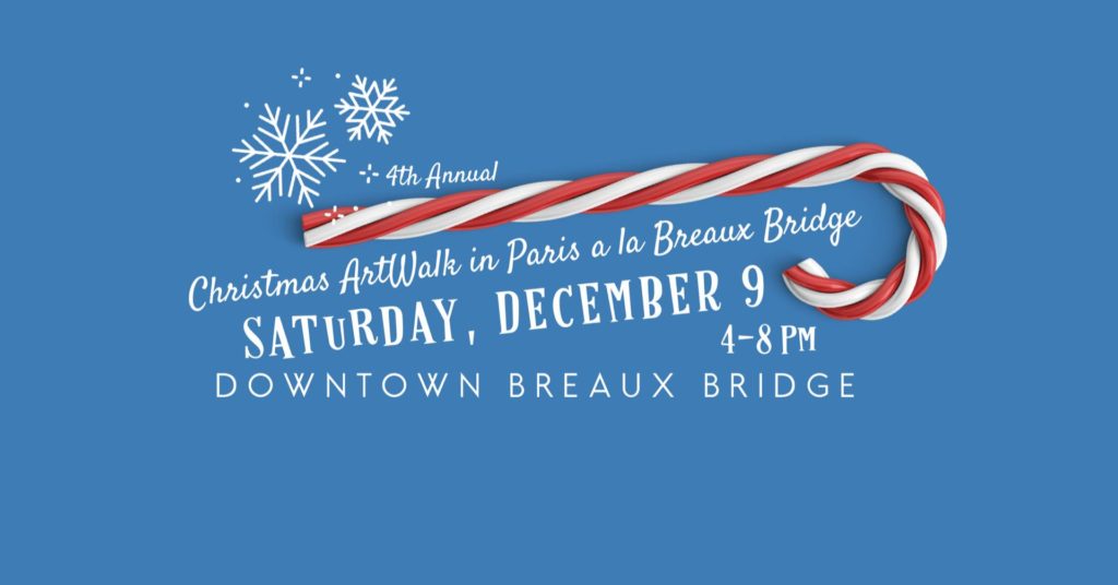Christmas ArtWalk in Paris a la Breaux Bridge Big 102.1 KYBGFM