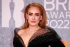 Adele attends The BRIT Awards 2022 at The O2 Arena on February 08^ 2022 in London^ England.