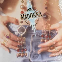 'Like a Prayer' is the fourth studio album by American singer Madonna^ released in 1989. White background