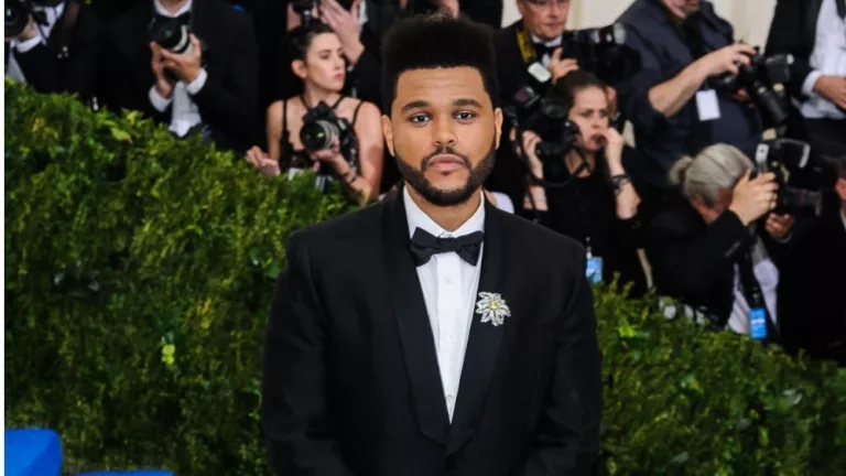 The Weeknd attends the 2017 Metropolitan Museum of Art Costume Institute Gala at the Metropolitan Museum of Art in New York^ NY on May 1st^ 2017