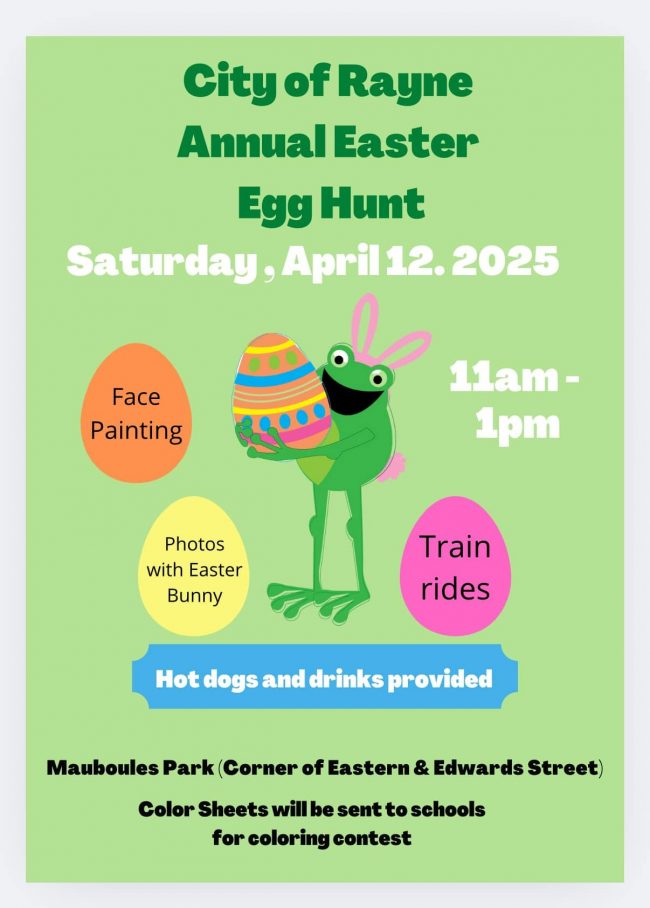 City of Rayne Annual Easter Egg Hunt
