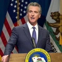 Governor Gavin Newsom introducing and discussing his 2024-25 state budge proposal and answering questions from reporters. Sacramento^ CA - Jan 10^ 2024