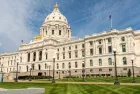 Exterior of the Minnesota State Capitol Building^ built between 1896 and 1905^ in St. Paul^ Minnesota^ USA.
