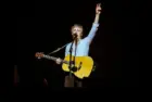 Paul McCartney (Sir James Paul McCartney) performs onstage at Zilker Park during Austin City Limits 2018 Weekend One. AUSTIN^ TX / USA - OCTOBER 5th^ 2018