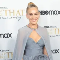 Sarah Jessica Parker wearing dress by Fernando Garcia for Oscar de la Renta attends premiere of And Just Like That by HBO MAX at MoMA New York^ NY - December 8^ 2021