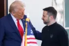 President Donald Trump welcomes Ukrainian President Volodymyr Zelenskyy to the White House. WASHINGTON – Feb. 28^ 2025