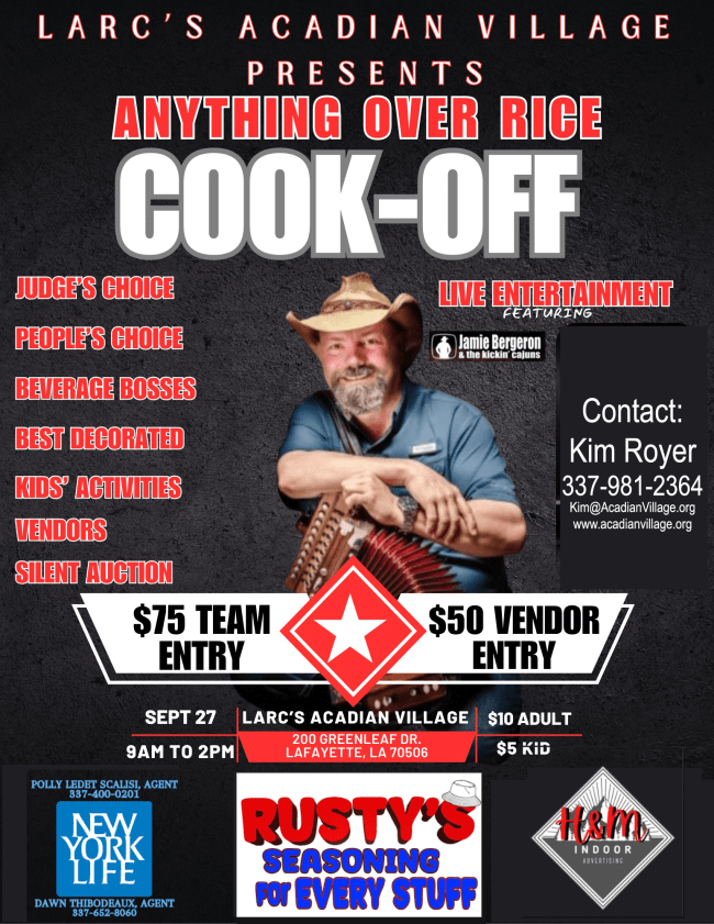 LARC Anything Over Rice Cookoff