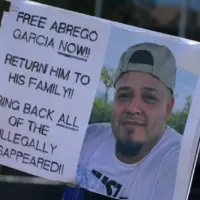 People marching on International Workers' Day in support of workers' rights and against the Trump agenda in Lower Manhattan.NEW YORK^ NEW YORK USA - May 1^ 2025