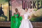 LOS ANGELES^ CA. Cynthia Erivo and Ariana Grande at the premiere for Wicked at the Dorothy Chandler Pavilion. November 09^ 2024