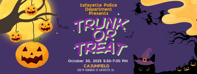 Lafayette Police Department Trunk or Treat